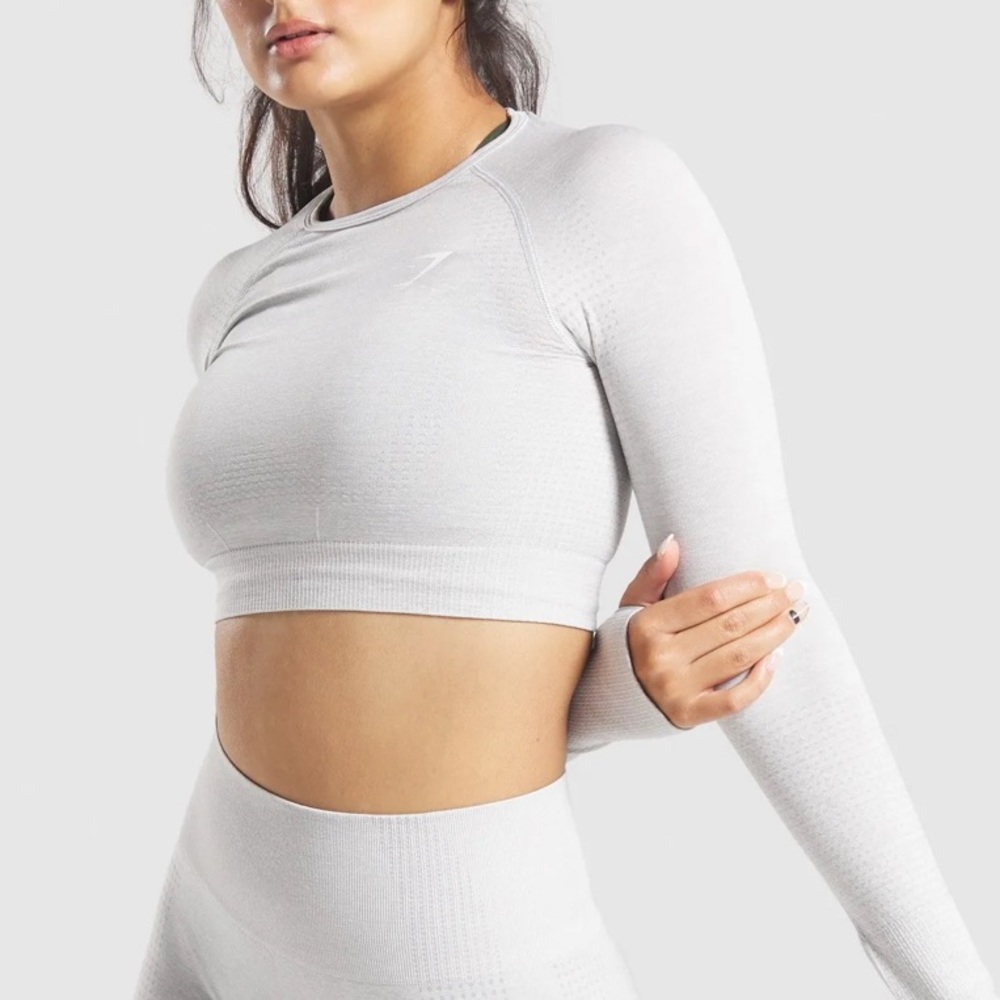 Gymshark vital seamless long sleeve crop top
